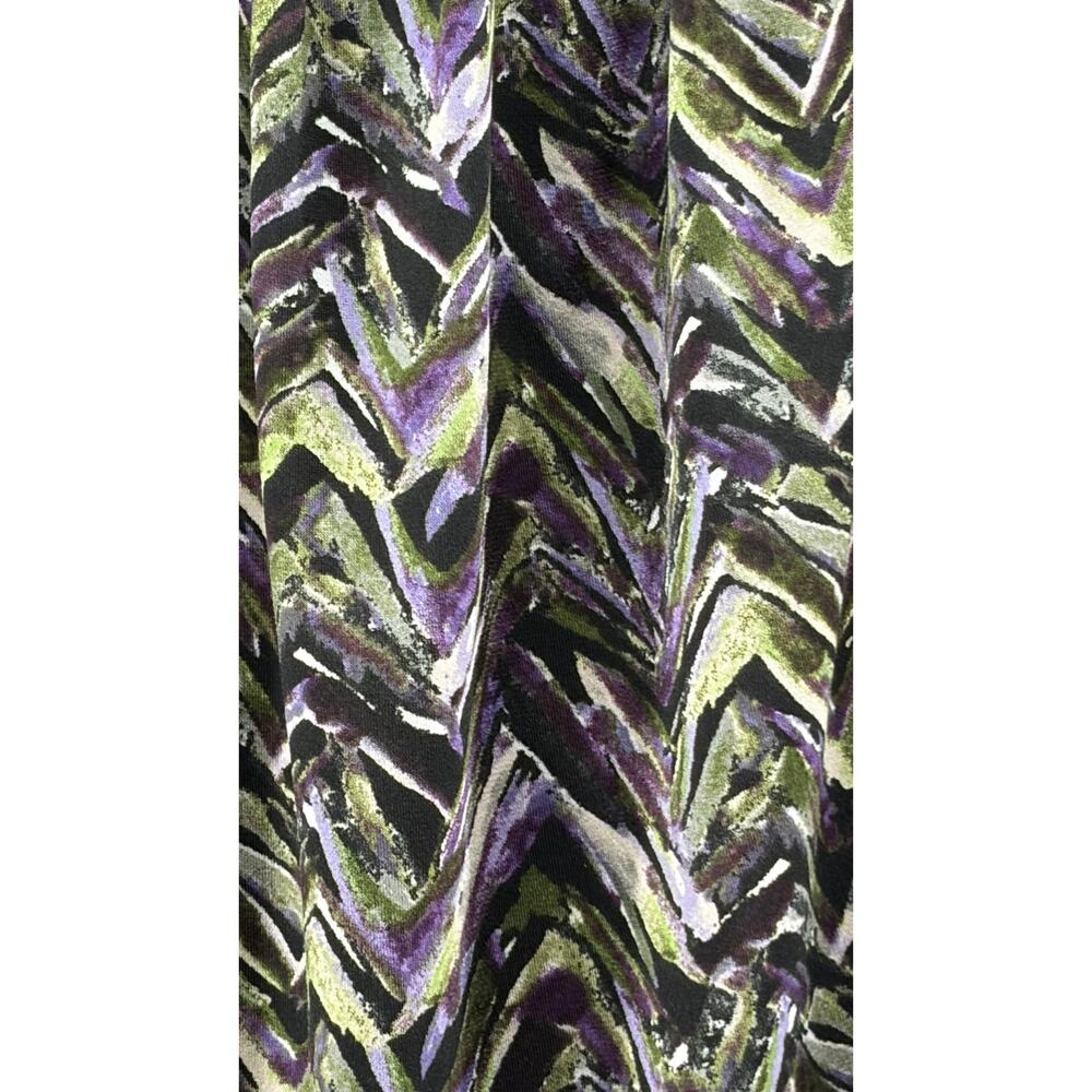 Jones Separates Sleeveless Women’s 16W Black Abstract Watercolor Flowy Summer - Picture 2 of 7